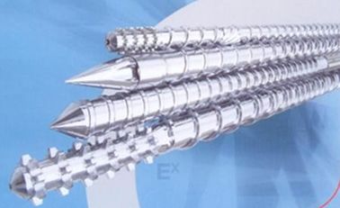China Antikorrosions-konisches Doppelschrauben-Fass für Rohr/Plastikprofil-Verdrängungs-Maschine fournisseur