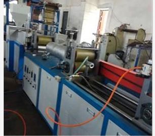 China PVC erhitzen Leistungsstärke der Psychiaters-Schlauchflache Blasfolie-Verdrängungs-Maschinen-5.5KW usine